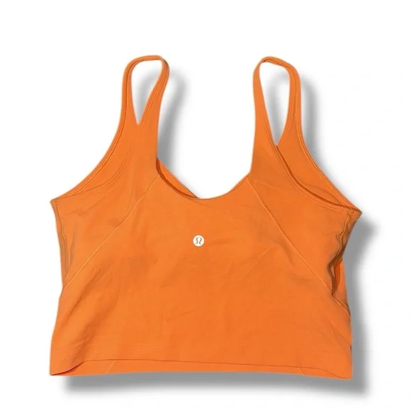 Lululemon Athletica Align Tank Top Orange Size 10 - Picture 3 of 5